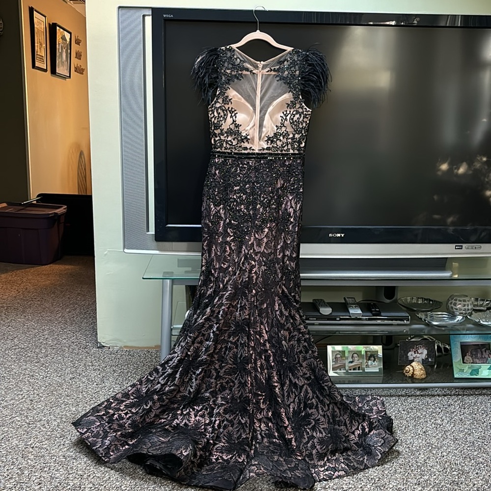Mac Duggal Evening Dress Size 6 EUC - Picture 6 of 16